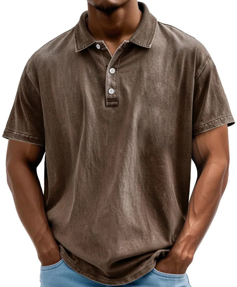 Men’s Polo Shirt Short Sleeve Casual Golf Summer Top