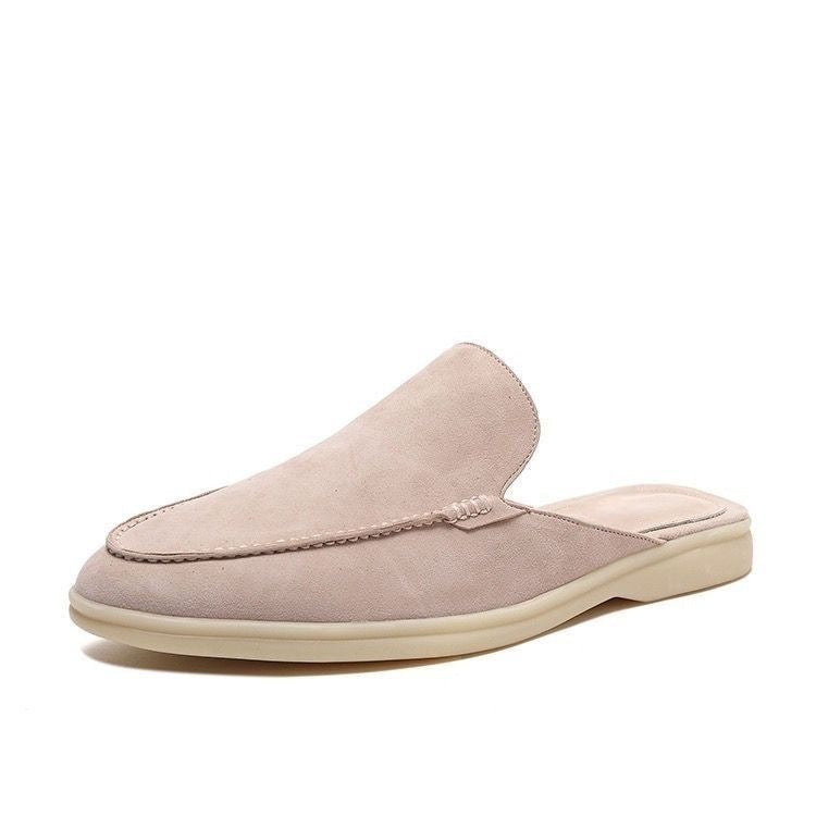 Men’s Slip On Loafers Casual Backless Mule Shoes