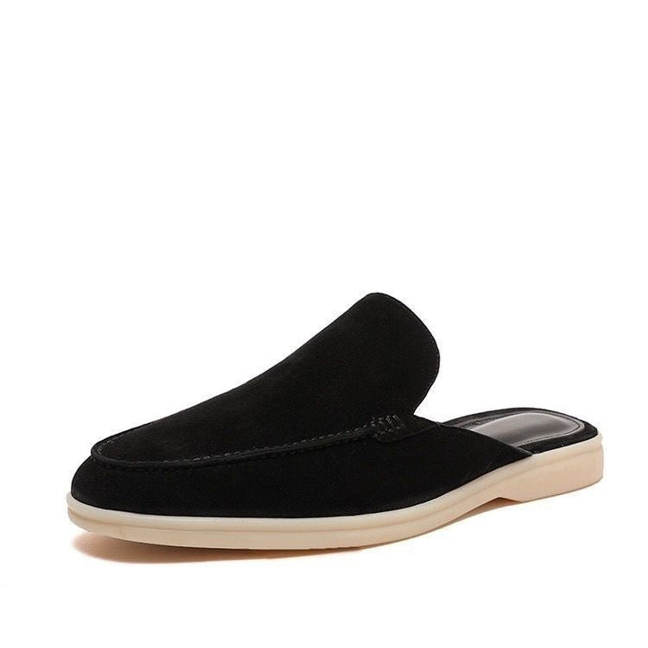 Men’s Slip On Loafers Casual Backless Mule Shoes