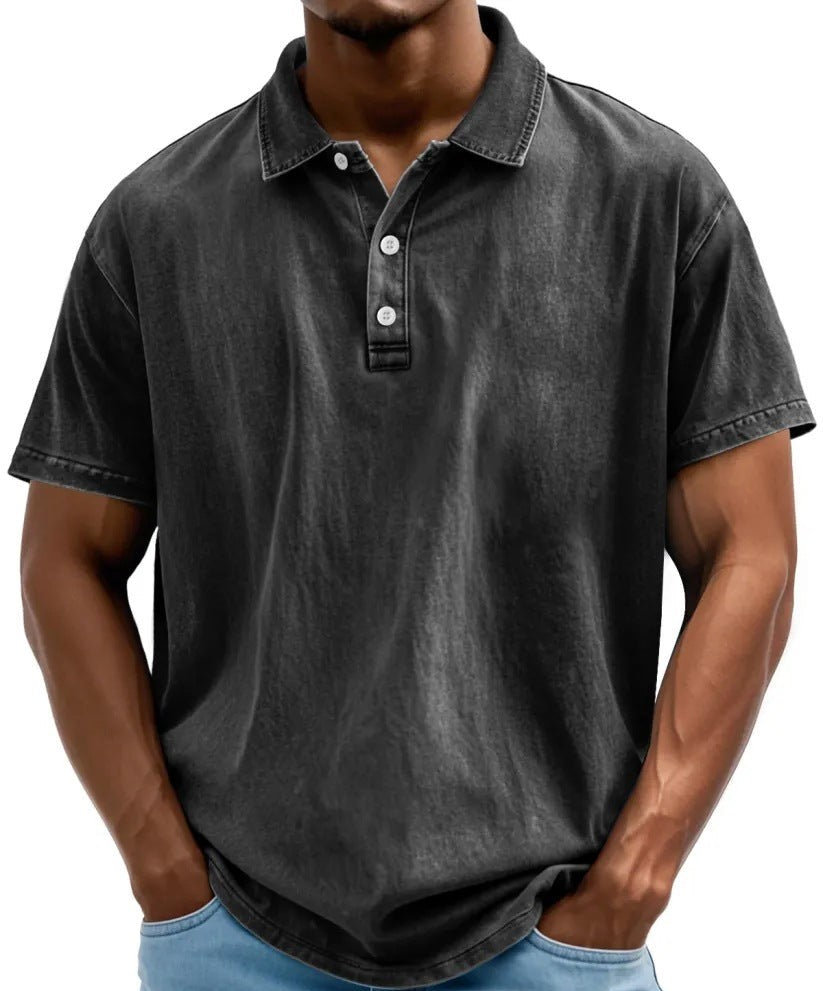 Men’s Polo Shirt Short Sleeve Casual Golf Summer Top