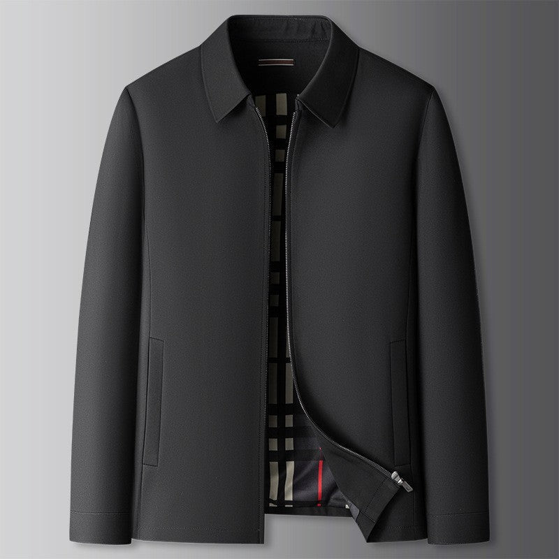 Adolfo Conti Men’s Classic Windbreaker – Lightweight Water-Resistant Jacket