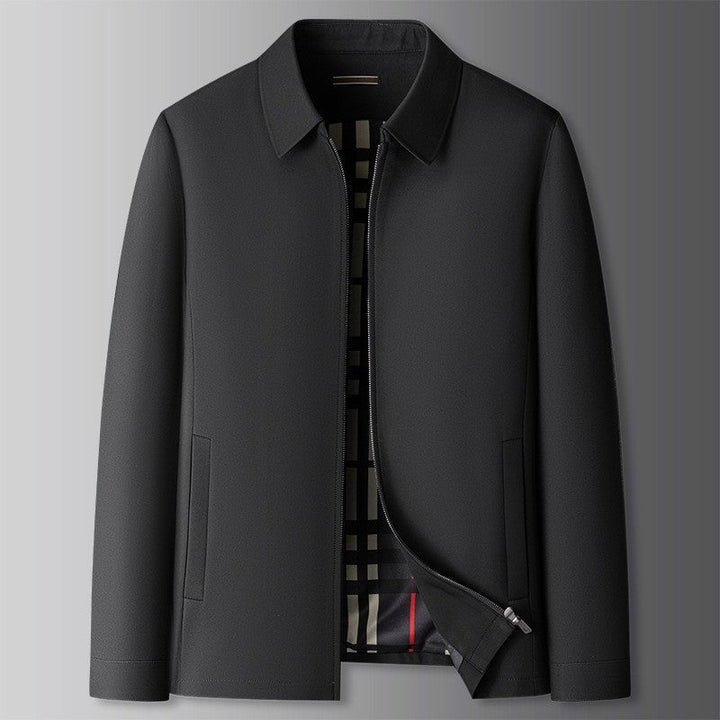 Adolfo Conti Men’s Classic Windbreaker – Lightweight Water-Resistant Jacket