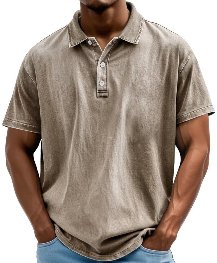 Men’s Polo Shirt Short Sleeve Casual Golf Summer Top