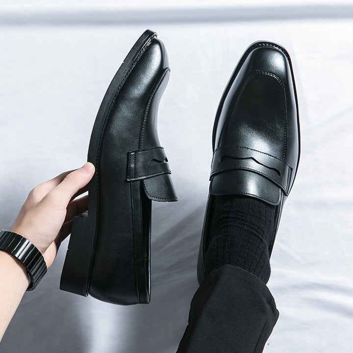 Men’s Penny Loafers Formal Business Dress Shoes Slip On Office Footwear