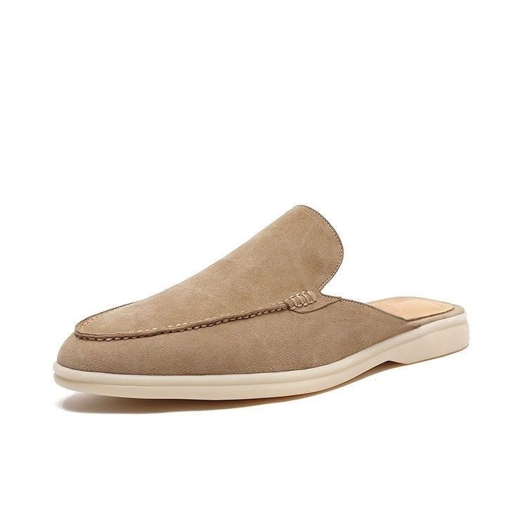 Men’s Slip On Loafers Casual Backless Mule Shoes