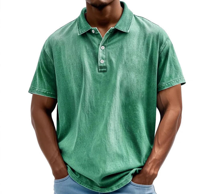 Men’s Polo Shirt Short Sleeve Casual Golf Summer Top