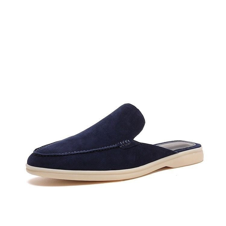 Men’s Slip On Loafers Casual Backless Mule Shoes
