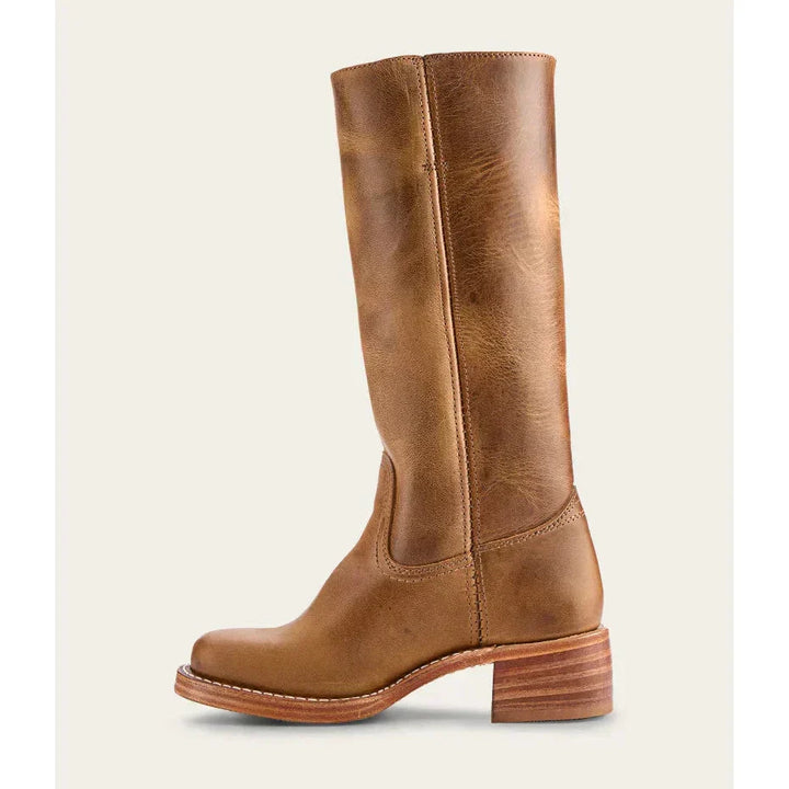 Women’s Classic Cowboy Boots – Western Style Leather Look Mid-Calf Boots