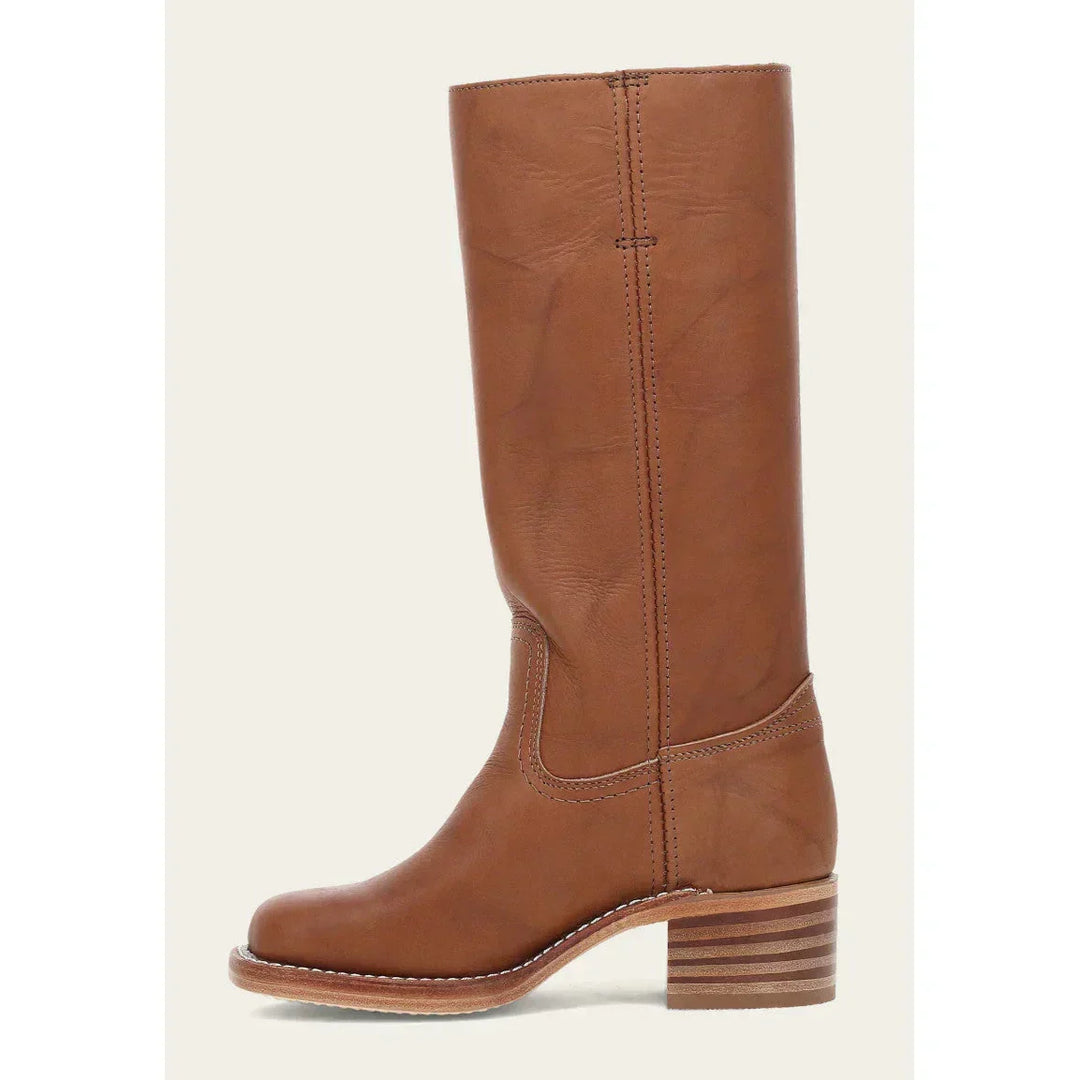 Women’s Classic Cowboy Boots – Western Style Leather Look Mid-Calf Boots