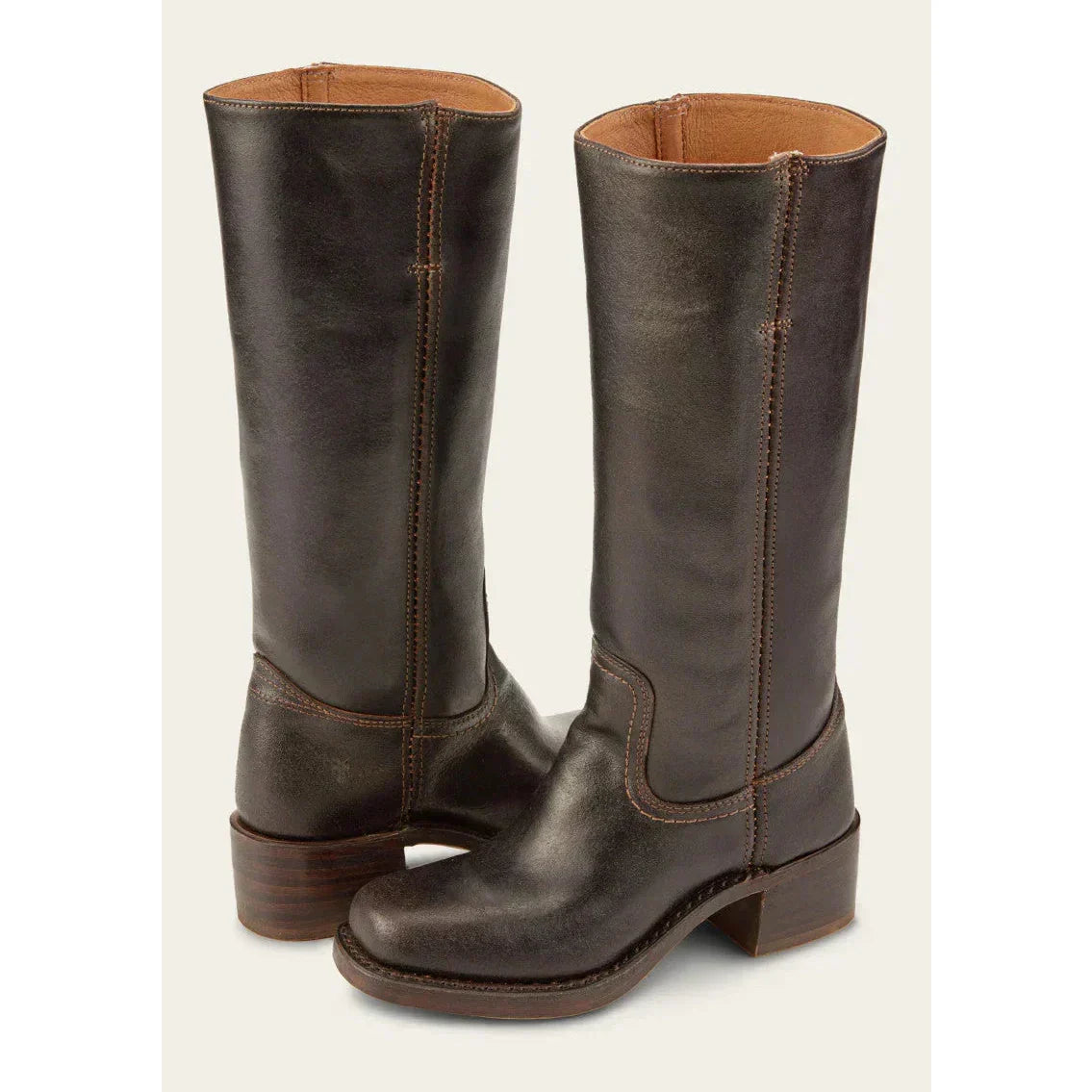 Women’s Classic Cowboy Boots – Western Style Leather Look Mid-Calf Boots