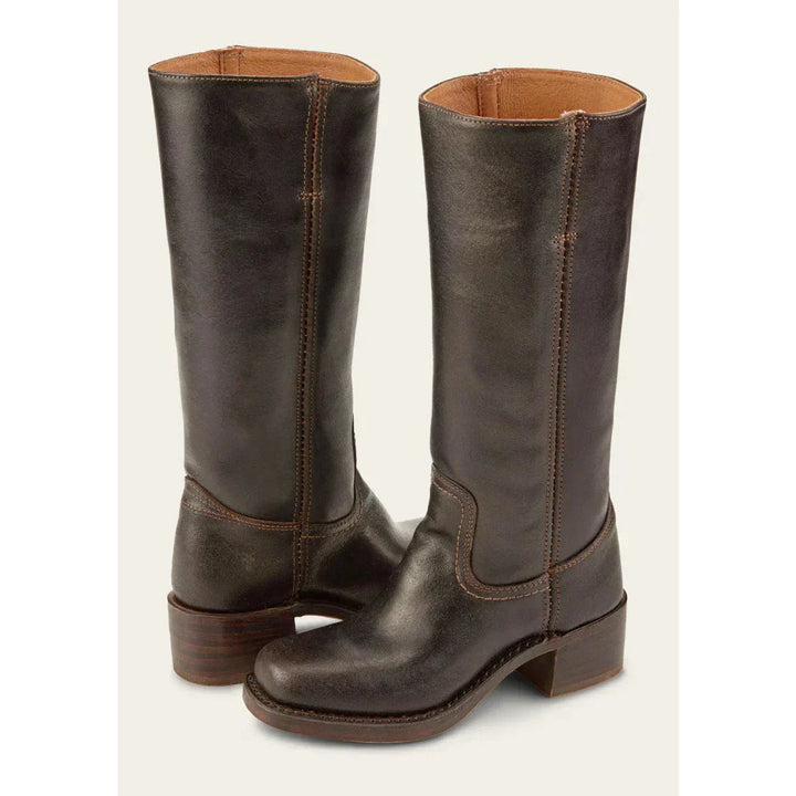 Women’s Classic Cowboy Boots – Western Style Leather Look Mid-Calf Boots