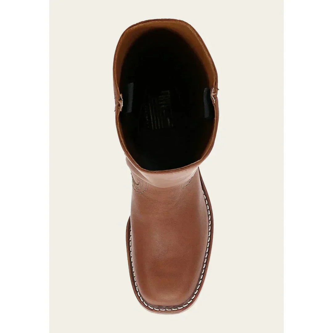 Women’s Classic Cowboy Boots – Western Style Leather Look Mid-Calf Boots