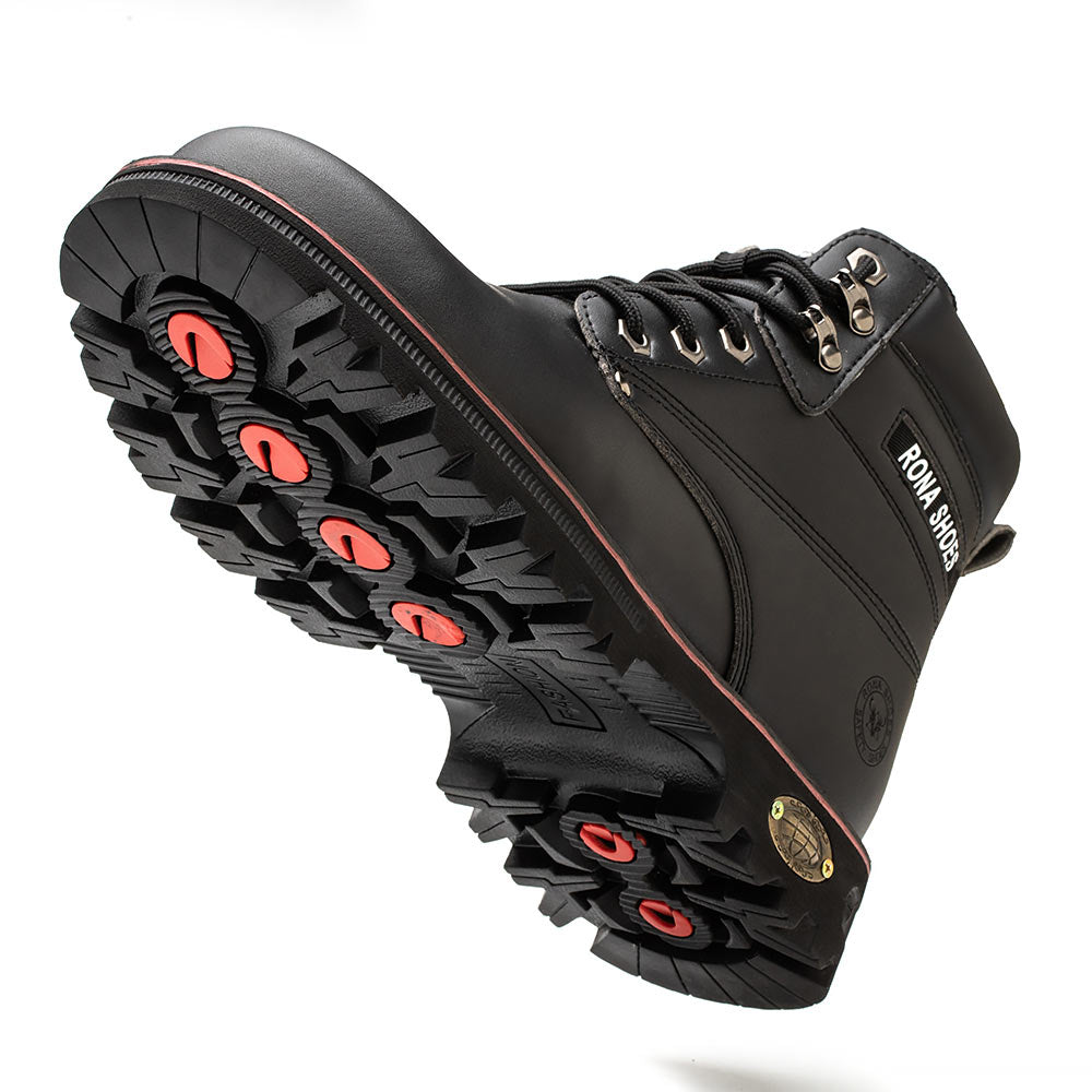Protective Work Boots – Unisex Black Safety Footwear