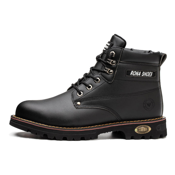 Protective Work Boots – Unisex Black Safety Footwear