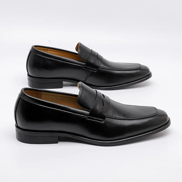 Men’s Penny Loafers Formal Business Dress Shoes Slip On Office Footwear