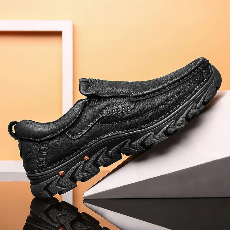 Vanguard Genuine Leather Orthopedic Shoes Men