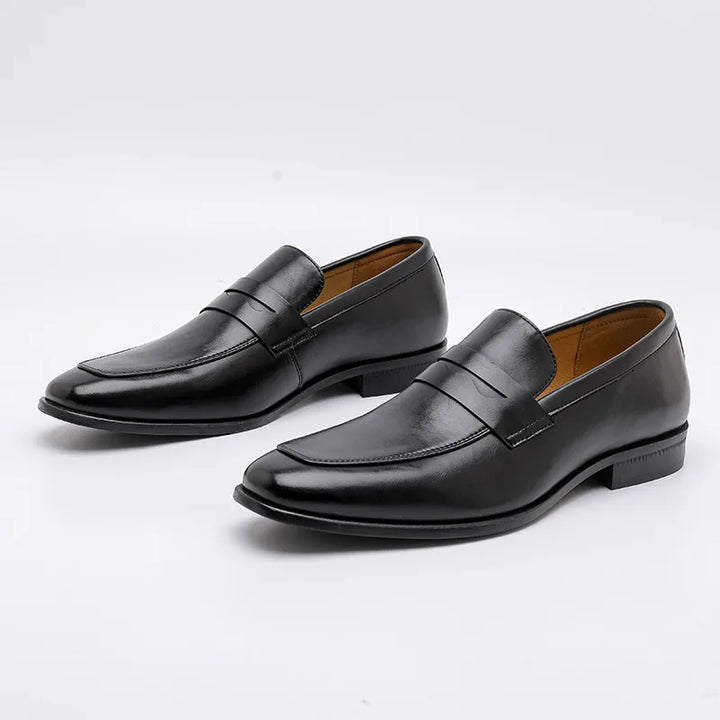 Men’s Penny Loafers Formal Business Dress Shoes Slip On Office Footwear