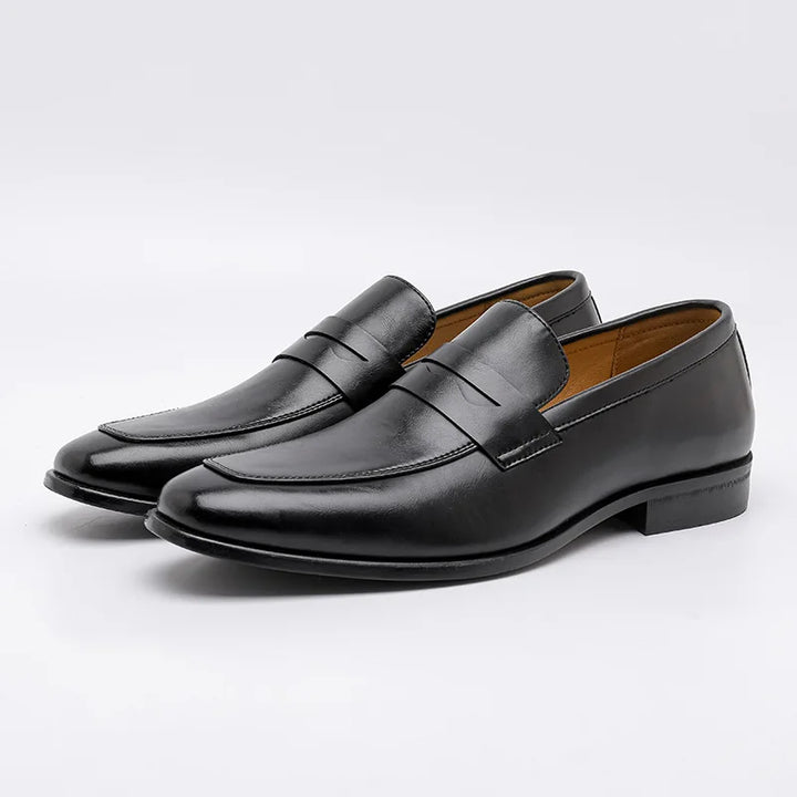 Men’s Penny Loafers Formal Business Dress Shoes Slip On Office Footwear
