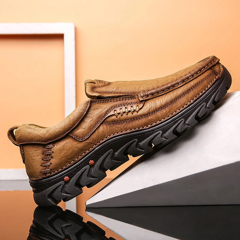 Vanguard Genuine Leather Orthopedic Shoes Men
