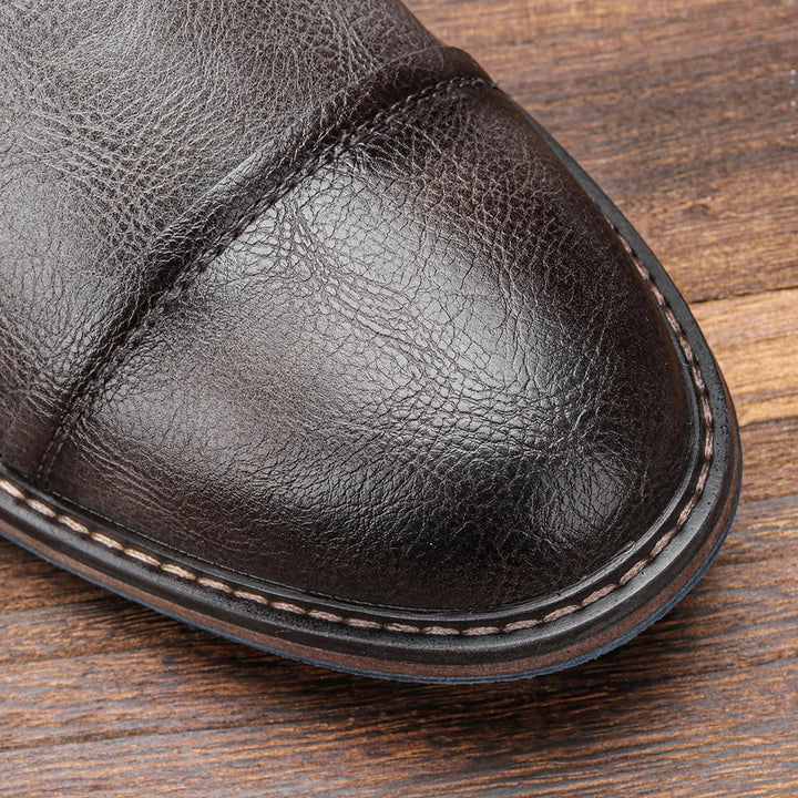 Frontier Leather Boots – Durable Men’s Classic Outdoor Footwear Orthopedic Support