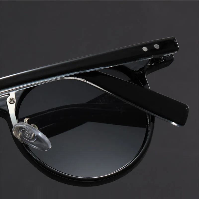 Round Polarized Sunglasses UV Protection Vintage Style Outdoor Eyewear