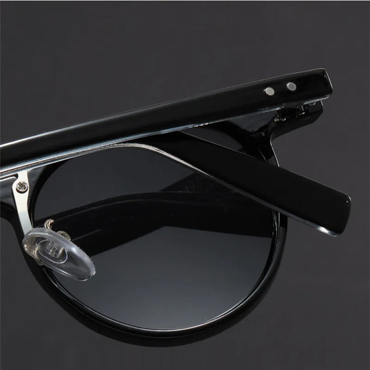 Round Polarized Sunglasses UV Protection Vintage Style Outdoor Eyewear