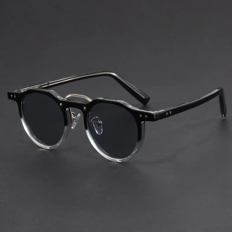 Round Polarized Sunglasses UV Protection Vintage Style Outdoor Eyewear