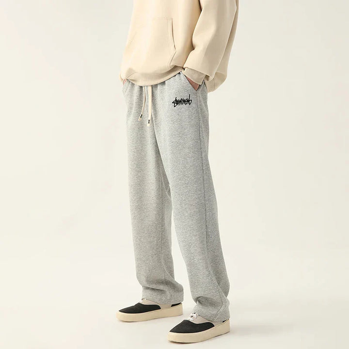 Men’s Straight Fit Joggers – Casual Drawstring Pants with Comfortable Relaxed Style
