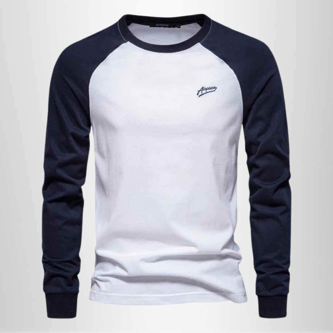 Men’s Long-Sleeve Sweat T-Shirt – Casual Pullover Top for Everyday Wear