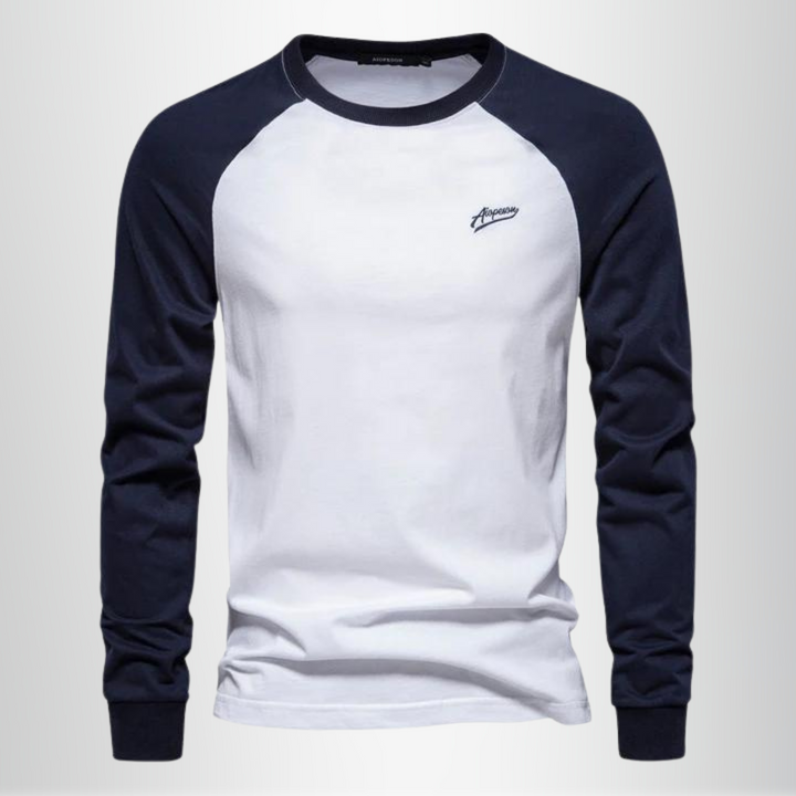 Men’s Long-Sleeve Sweat T-Shirt – Casual Pullover Top for Everyday Wear