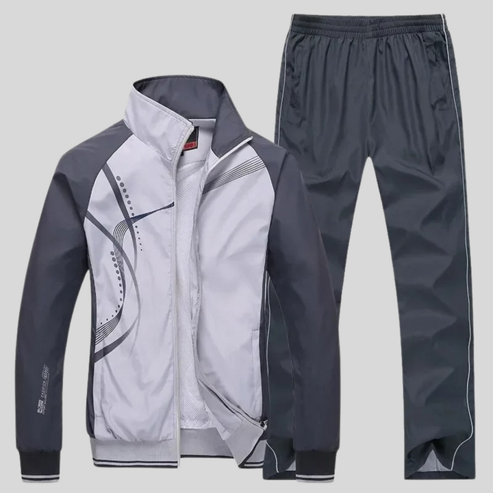 Men’s Sportswear Set – Two-Piece Athletic Tracksuit for Training and Casual Wear