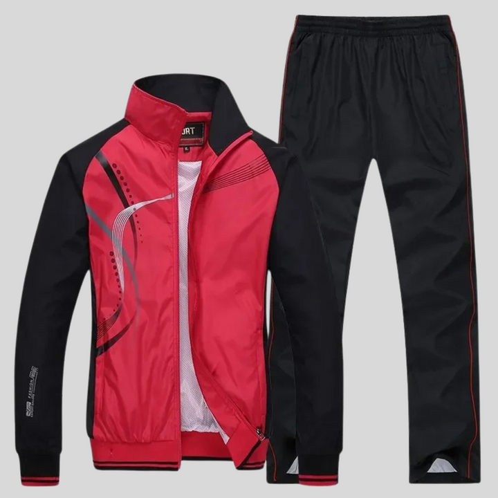 Men’s Sportswear Set – Two-Piece Athletic Tracksuit for Training and Casual Wear