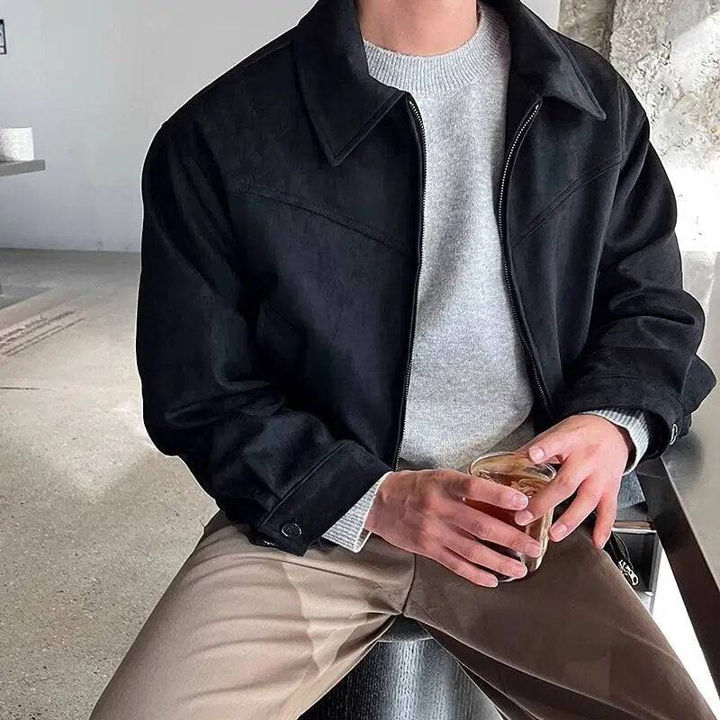 Vintage Men’s Casual Jacket – Classic Lightweight Outerwear