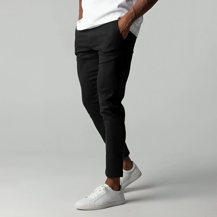 Reid Men’s Stretch Chino Pants – Comfortable Slim Fit Trousers