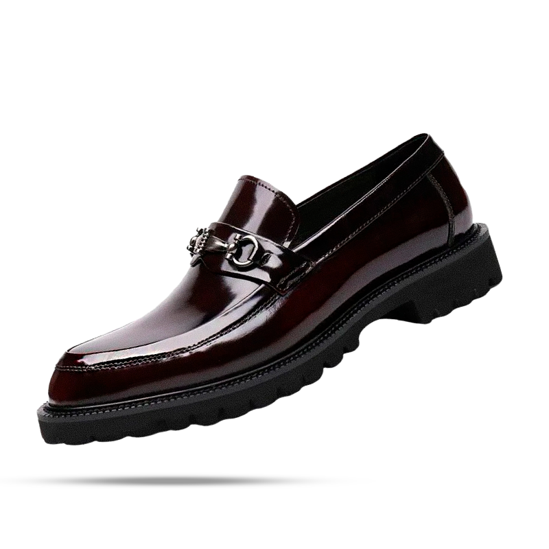 Lorennzi Henry Men’s Loafers – Classic Italian Style Slip-On Shoes Thick Supportive Sole