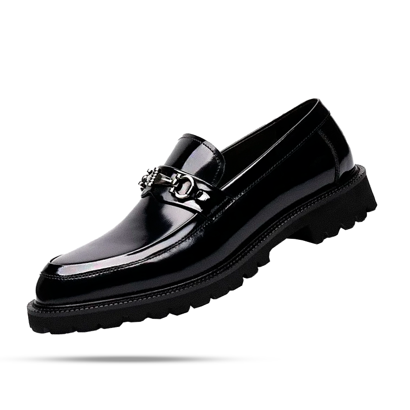 Lorennzi Henry Men’s Loafers – Classic Italian Style Slip-On Shoes Thick Supportive Sole