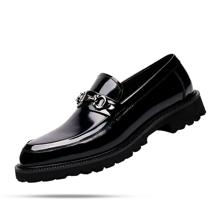 Lorennzi Henry Men’s Loafers – Classic Italian Style Slip-On Shoes Thick Supportive Sole