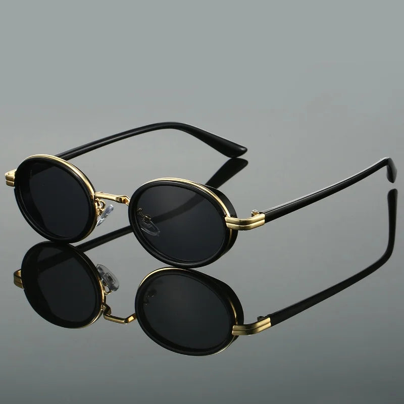Round Polarized Sunglasses UV Protection Retro Fashion Eyewear
