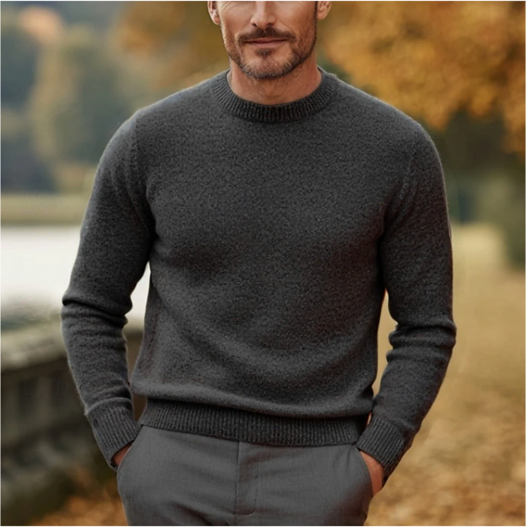 Bram Wool Men’s Sweater – Classic Knit Pullover for Warmth, Comfort and Timeless Style