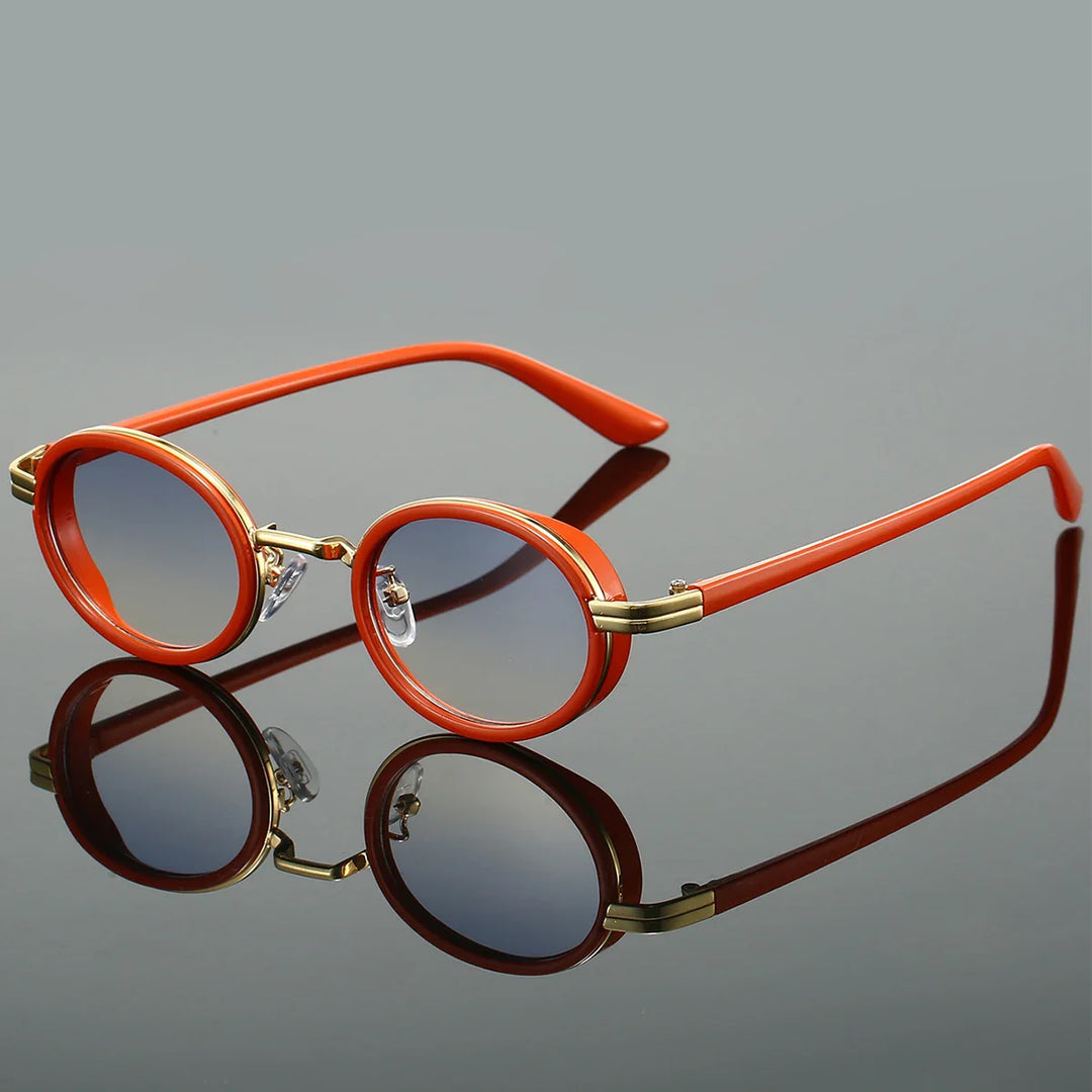 Round Polarized Sunglasses UV Protection Retro Fashion Eyewear