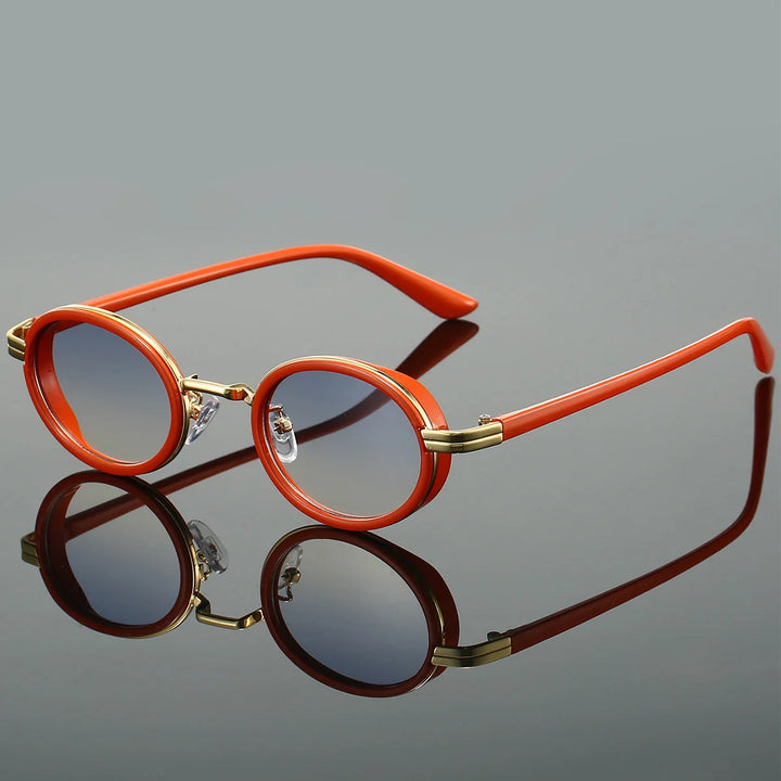 Round Polarized Sunglasses UV Protection Retro Fashion Eyewear