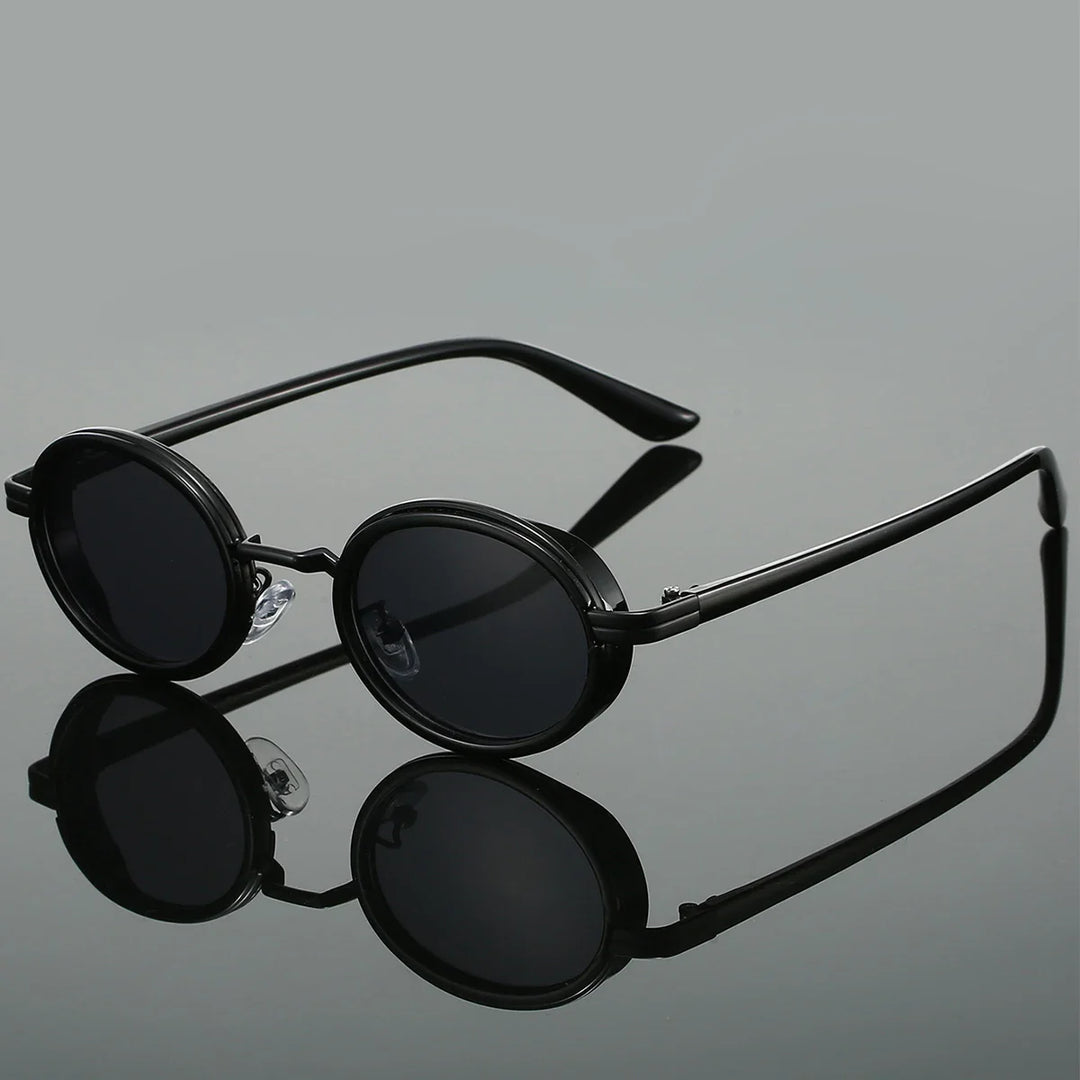 Round Polarized Sunglasses UV Protection Retro Fashion Eyewear