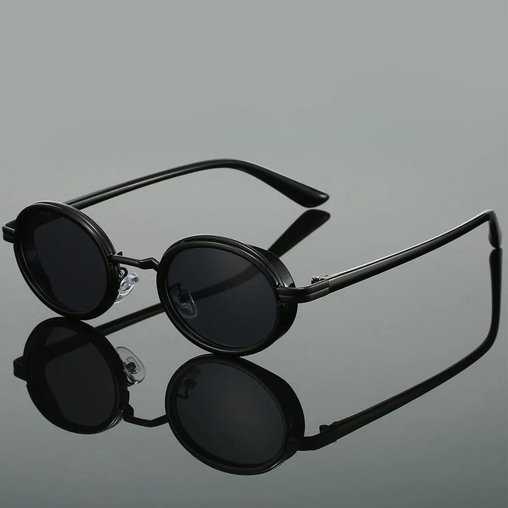 Round Polarized Sunglasses UV Protection Retro Fashion Eyewear