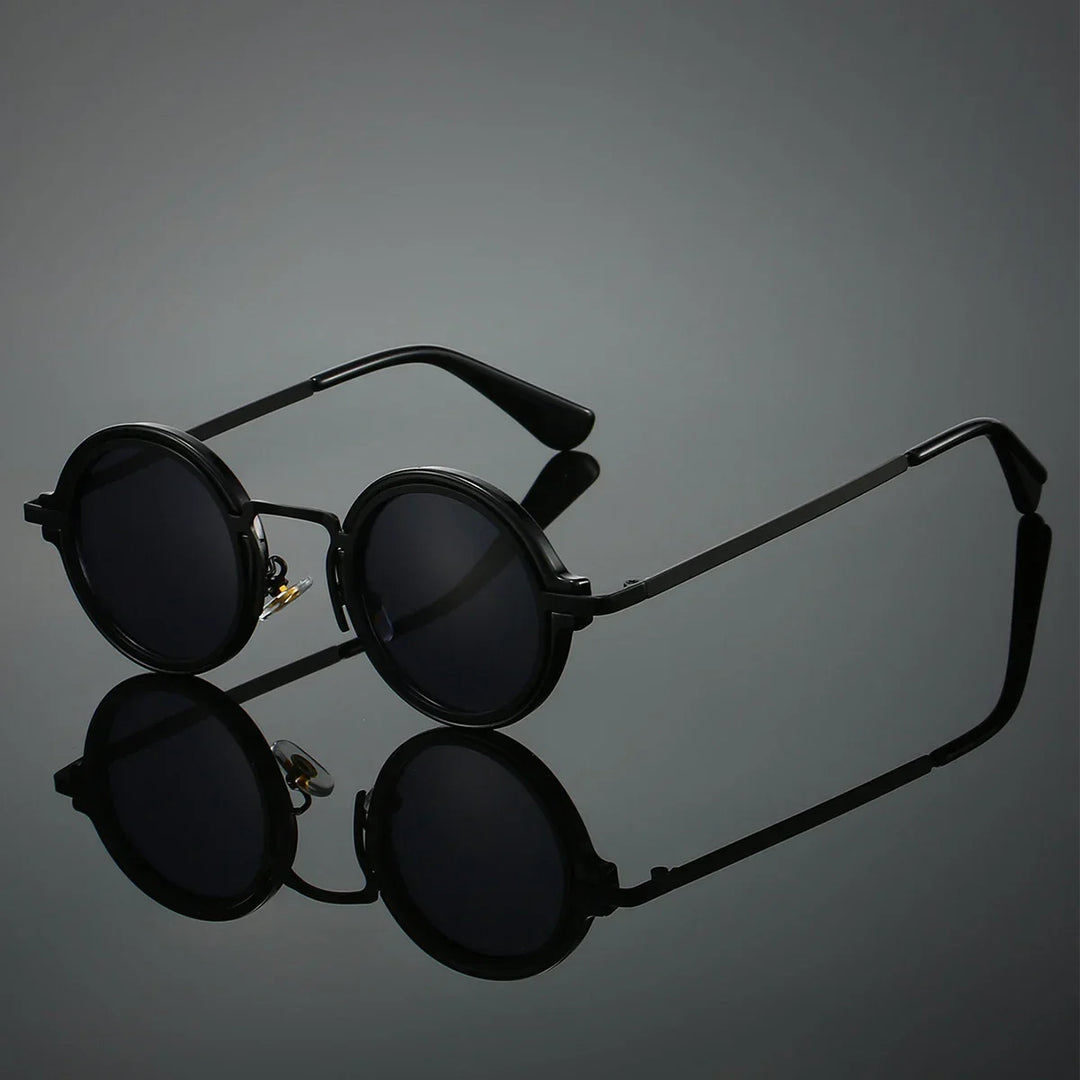 Round Vintage Sunglasses UV Protection Retro Fashion Eyewear