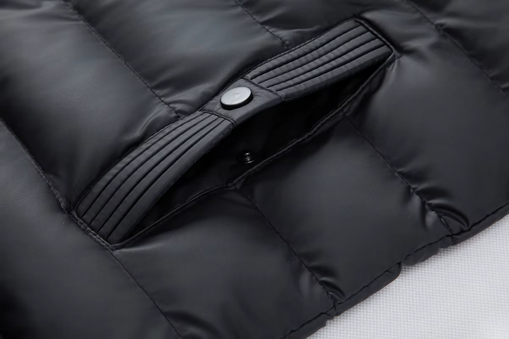 Men’s Hooded Hybrid Winter Puffer Jacket