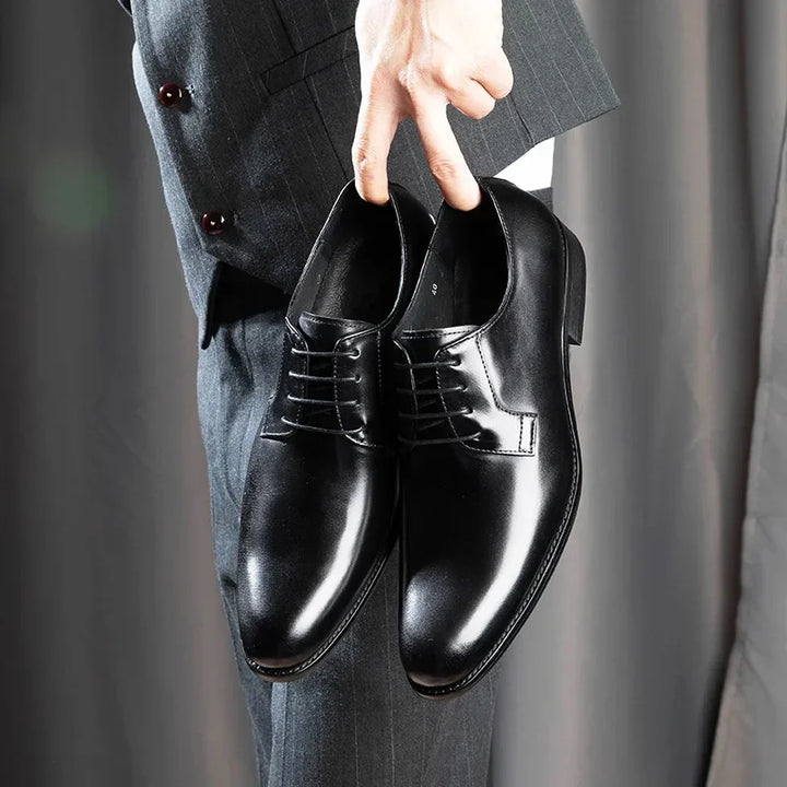 Orthopedic Leather Dress Shoes for Men – Elegant, Supportive &amp; Durable