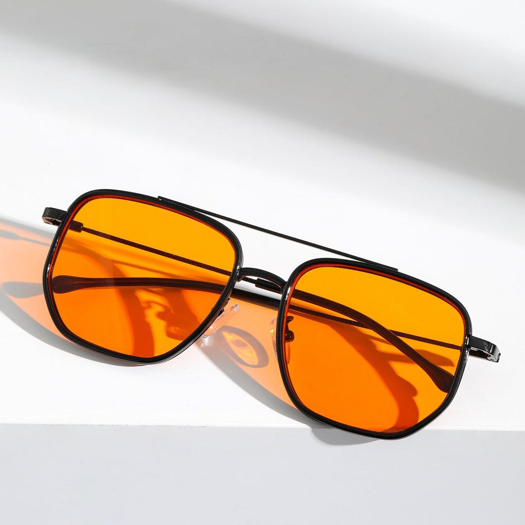 Men’s Retro Square Driving Sunglasses UV400 Sun Glasses for Outdoor Travel