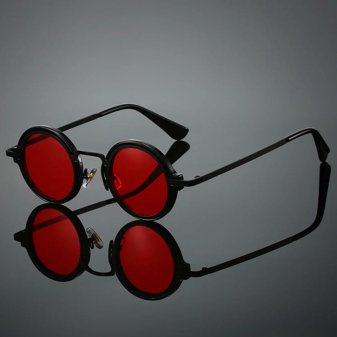 Round Vintage Sunglasses UV Protection Retro Fashion Eyewear