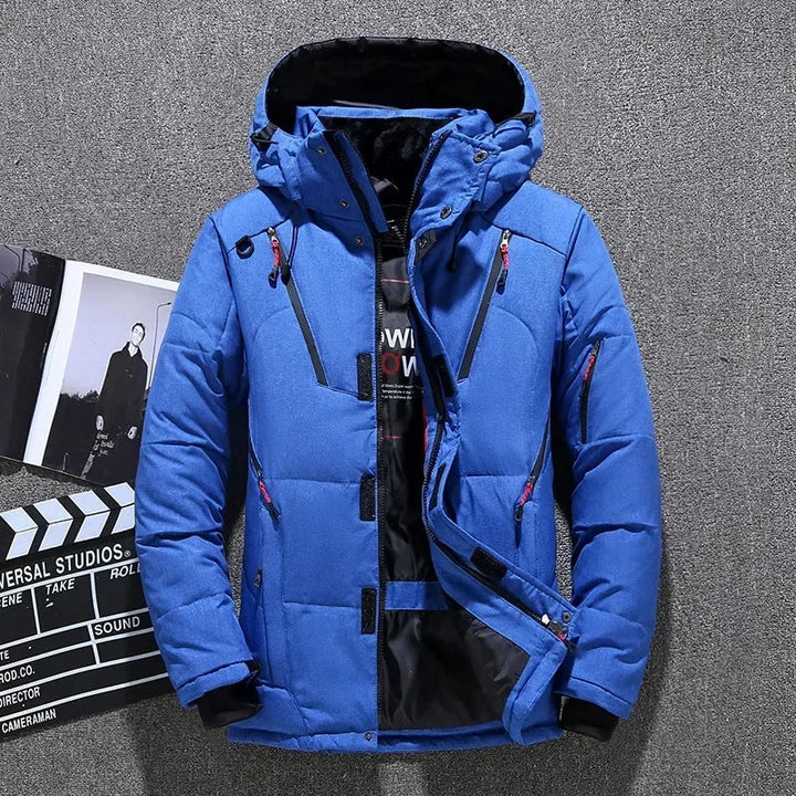 Arvid Men’s Waterproof Winter Set – Warm Puffer Jacket &amp; Tactical Pants | 2-Piece Outdoor Suit