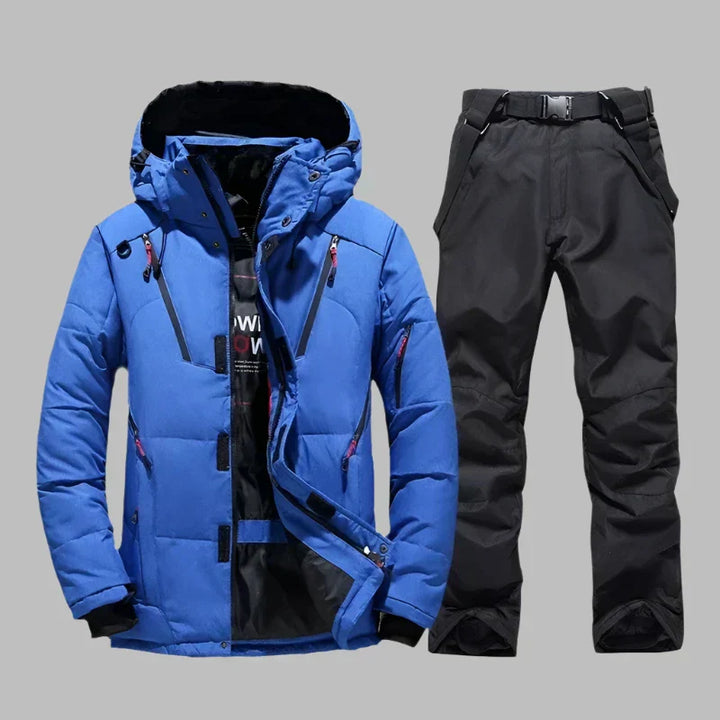 Arvid Men’s Waterproof Winter Set – Warm Puffer Jacket &amp; Tactical Pants | 2-Piece Outdoor Suit